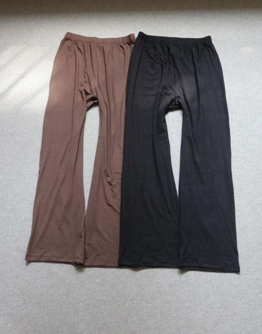 You Need 请拿好 哈！女段 HF 软糯轻滑 75D牛奶丝 高腰小阔筒 居家裤 2色入 商品图0