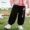 迪士尼25秋冬新款女童针织刺绣长裤儿童户外运动休闲卫裤ZD3EK050 商品缩略图1