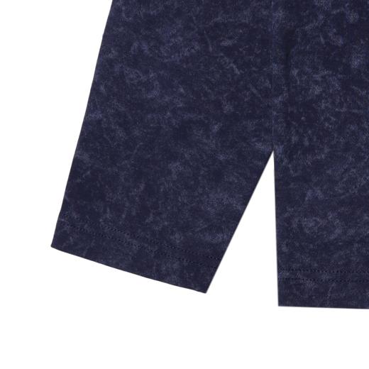 SDSA男士秋冬新款痞帅男装潮牌扎染鸡眼领口交叉长袖T恤时尚休闲 商品图3