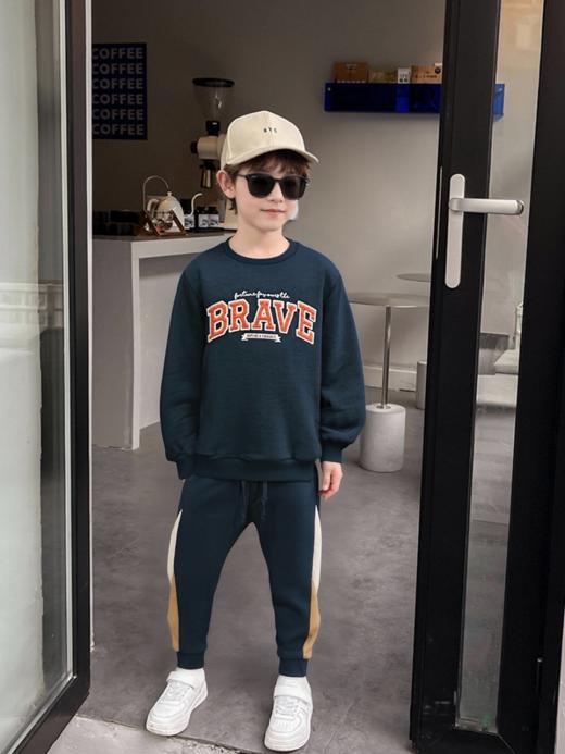 佐丹奴童装SS25商场新款长袖字母卫衣03024606 商品图2