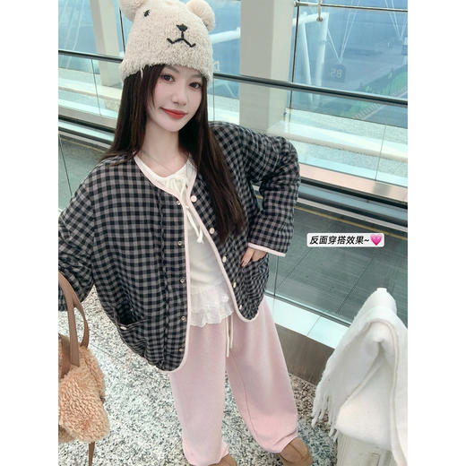 <曾小咸推荐>2.7现货秒杀 ！微信超特价！韩系正反两穿外套 日常289.99 立减140 秒杀149.99！！ 商品图4