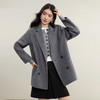 【内购】时尚通勤含绵羊毛落肩长袖西装领中款毛呢外套-W54OA2039 商品缩略图1