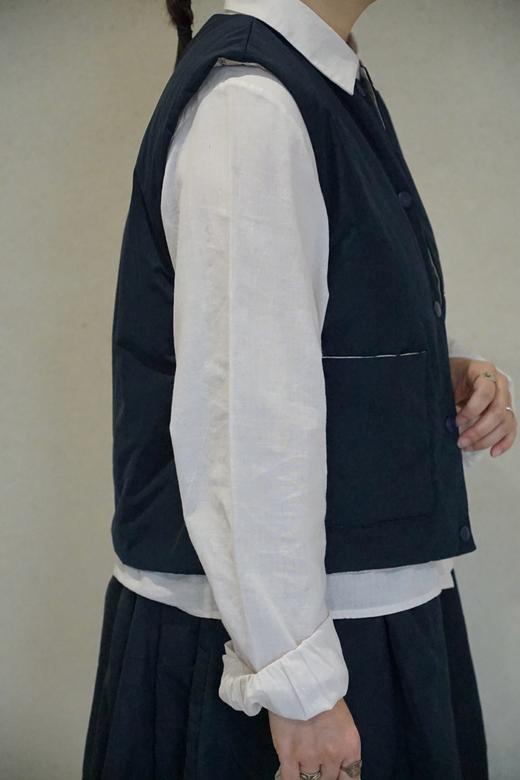 Gauze 轻薄保暖棉服马夹背心（2色可选） 商品图8