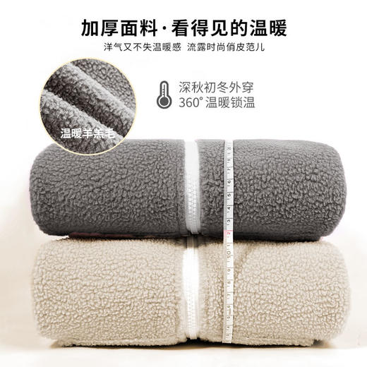 男童加厚外套秋冬款洋气秋装儿童加绒羊羔绒潮2020年新款男孩棉衣 商品图2