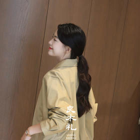 休闲——短款风衣