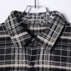 6503SDSA男士秋冬新款痞帅男装美式复古撞色格纹翻领长袖T恤时尚衬衣 商品缩略图1
