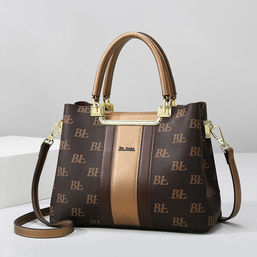 欧美复古斜挎包气质妈妈包通勤手提包MM32106 商品图2