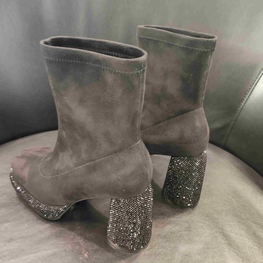 LFGJ凌介女鞋 X0302 时尚百搭弹力布短靴 商品图4