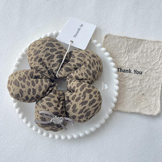 豹纹花朵发圈 纪念日百货门店同款163993801 商品图3