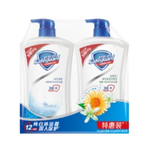 【超市】舒肤佳纯白+金银花沐浴露2*850g 商品图0