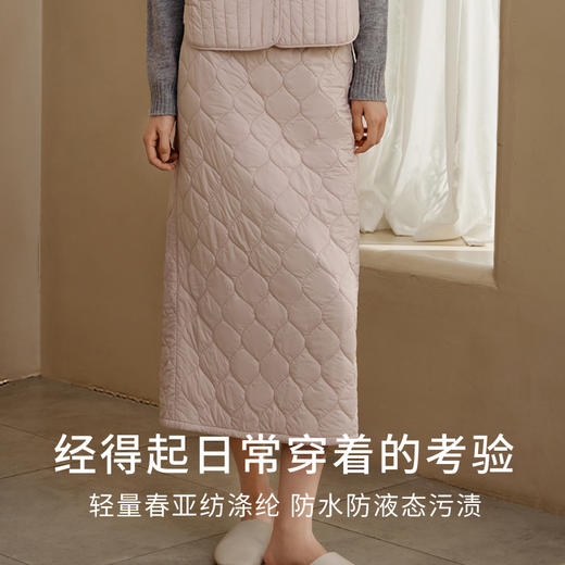 金三塔桑蚕丝棉半裙女宽松简约舒适保暖中长裙可外穿YSFFD901 商品图3