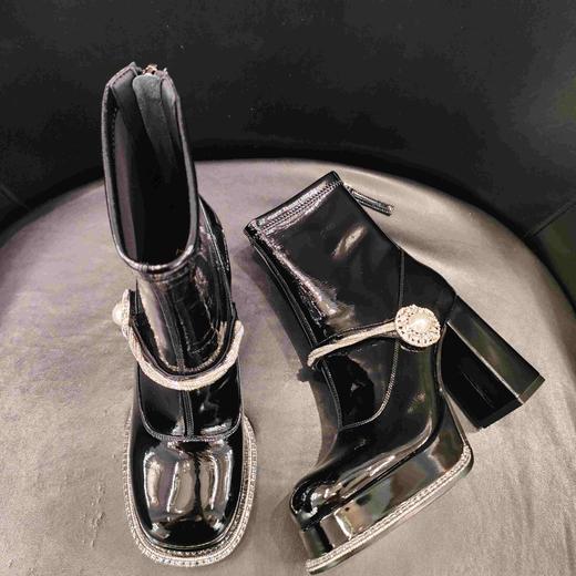 LFGJ 凌介X0107 水钻漆皮短靴 商品图8