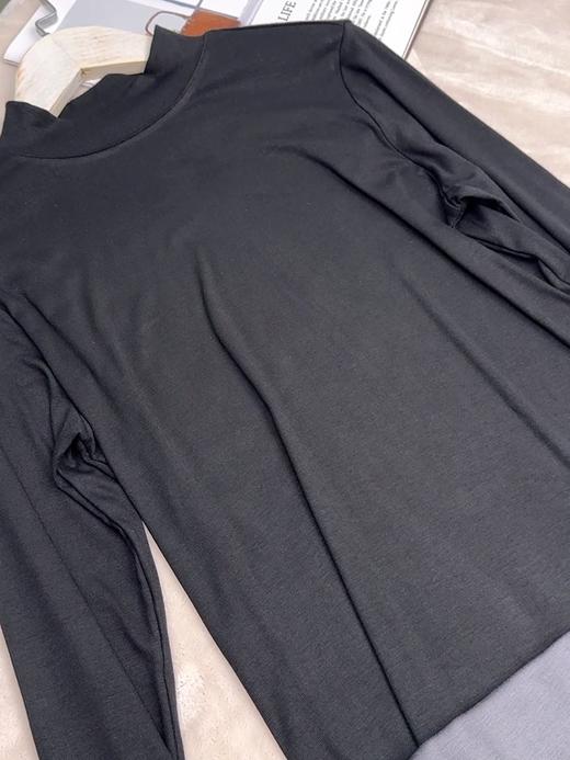 【女粉福利】韩版百搭蛋白精棉小立领超弹可外穿打底衫 商品图6