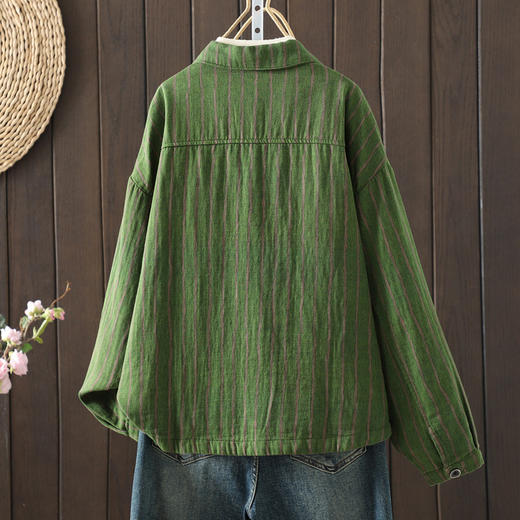 2025秋季新款时尚百搭外套女宽松休闲气质减龄夹克大口袋开衫上衣 商品图3