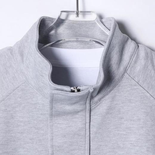 3090SDSA男士秋冬新款痞帅男装潮牌纯色半拉链立领卫衣下摆松紧时尚潮 商品图2