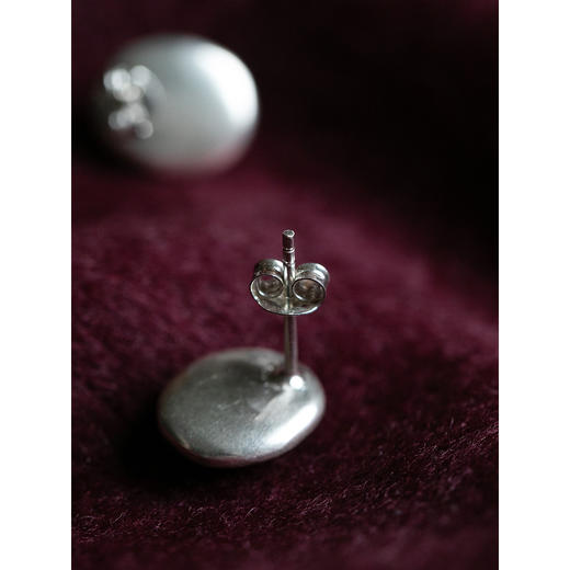 牧衣游 S999纯银绿松石耳环 月野【不支持会员折】 商品图3