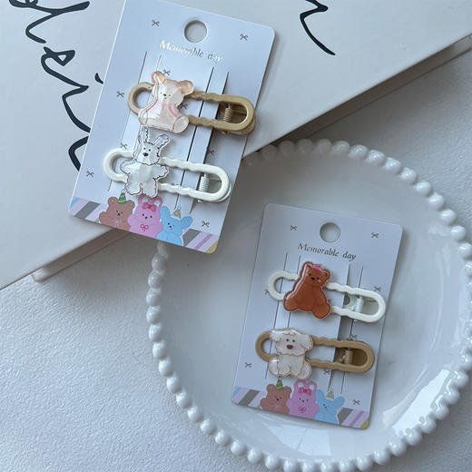 奶咖熊兔边夹 纪念日百货门店同款163844881 商品图3