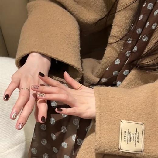 YSY-2025-Jqqs-bd韩国波点丝巾印花高级百搭配饰系脖女2025年新款发带绑发长条围巾 商品图1