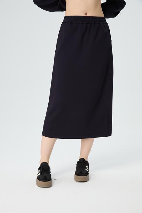 【爆款】水淼2025秋冬新款全松紧显瘦百搭针织加厚半裙1394 商品图0