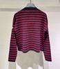 女款条纹logo针织衫毛衣018 商品缩略图1