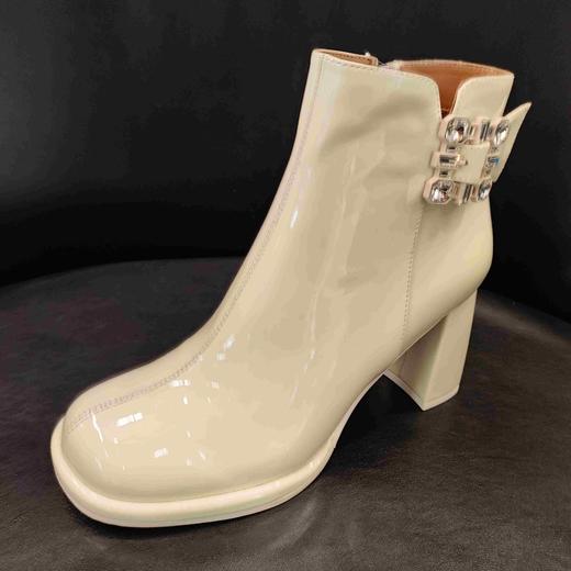 LFGJ凌介女鞋 X0407 时尚粗跟短靴 商品图0