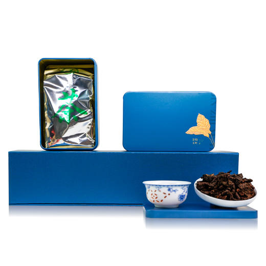 恭天下礼盒装 山西特产野生毛建茶 金枝玉叶 淡雅茶香 回甘悠长150g盒装 商品图2
