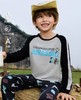 【春上新】8楼爱慕儿童Aimer Kids男孩奶皮探秘侏罗纪套头长袖睡衣AK241J491，吊牌价329元 商品缩略图0