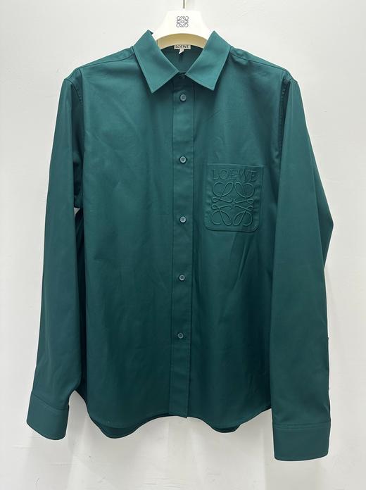 中性款口袋logo长袖衬衫014 商品图0