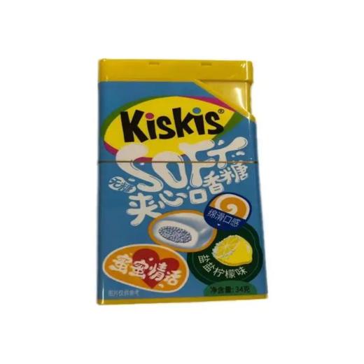 【超市】酷滋柠檬味咀嚼无糖口香糖34g 商品图0