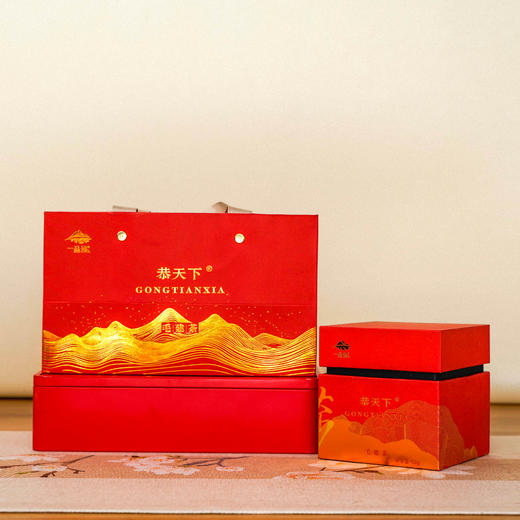 恭天下山西特产毛建茶精装吉祥如意芦芽高山云雾茶岩青兰精选大叶茶 商品图1