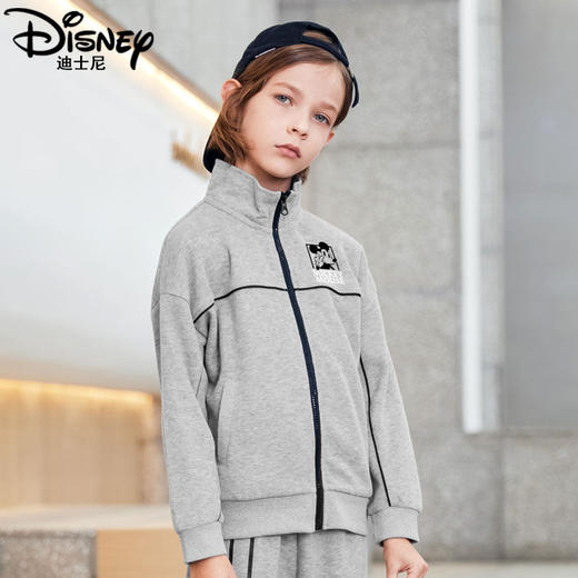 迪士尼男童外套春季2025新款儿童上衣春秋炸街痞帅男大童夹克春装 商品图5