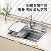 帝王洁具304不锈钢3D小米粒大单槽OH67016水槽 商品缩略图2