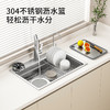 帝王洁具304不锈钢3D小米粒大单槽OH67016水槽 商品缩略图4