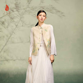 上久楷宋锦新中式轻奢女式马甲 耋算京垓册 CY1045201013