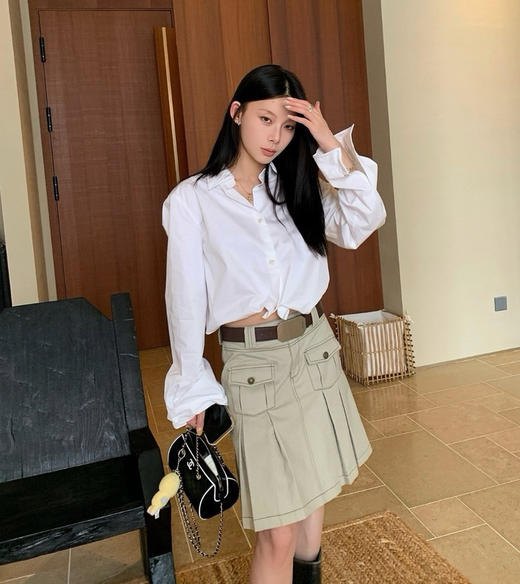 p家走秀款扭扭可衬衫衬衣08253 商品图10