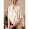 牧衣游原创 丝棉净色长袖衬衣~~南眧 商品缩略图1