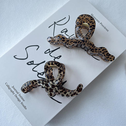 小豹纹贴片抓夹-纪念日百货门店同款165243756 商品图4