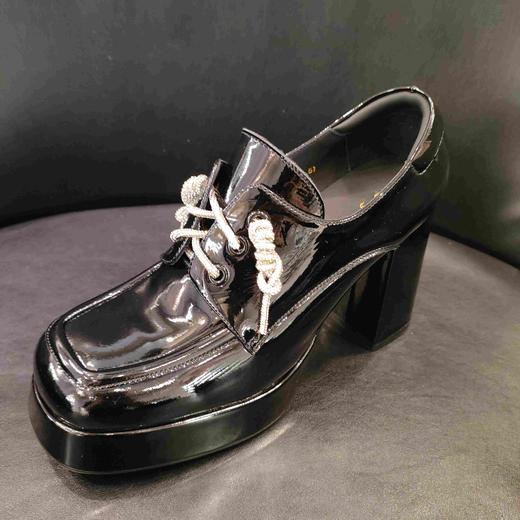 LFGJ凌介女鞋 X0104 时尚百搭粗跟鞋 商品图0