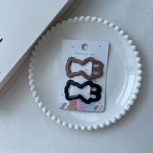 亮漆熊熊BB夹 纪念日百货门店同款163844700 商品图0