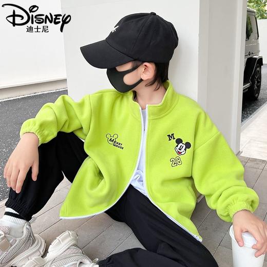 迪士尼男童外套春季儿童春装2025新款男孩上衣酷帅春秋大童棒球服 商品图4