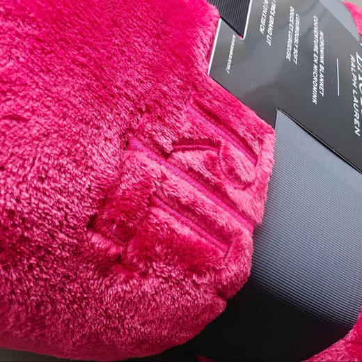 原单正品拉夫劳伦 Polo 绒毯，客供定制高级法兰绒材质，纯色简约。三个尺码 商品图8