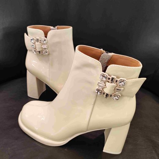 LFGJ凌介女鞋 X0407 时尚粗跟短靴 商品图4