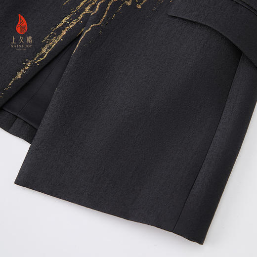 宋锦新中式轻奢女式马甲 椿萱图CY1045206035 商品图4