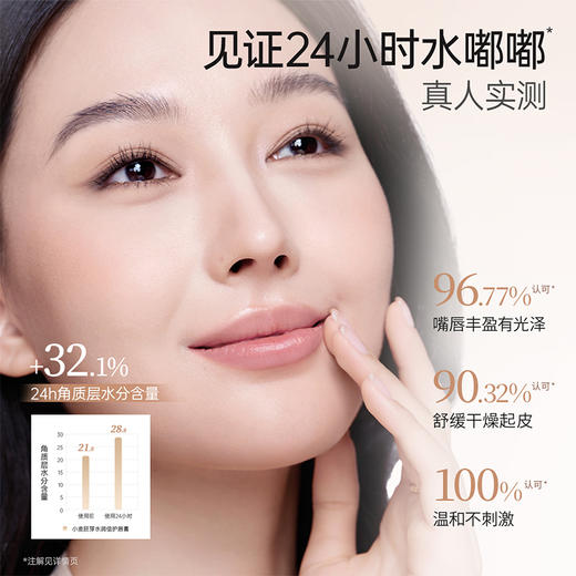 【水润唇膏】长效保湿 润护双唇防干燥 小麦胚芽水润倍护润唇膏（3.6g） 商品图5