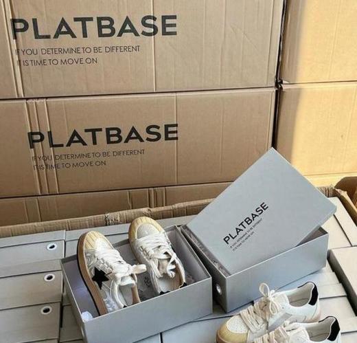 Plat Base休闲复古做旧擦色星星板鞋6805 商品图3