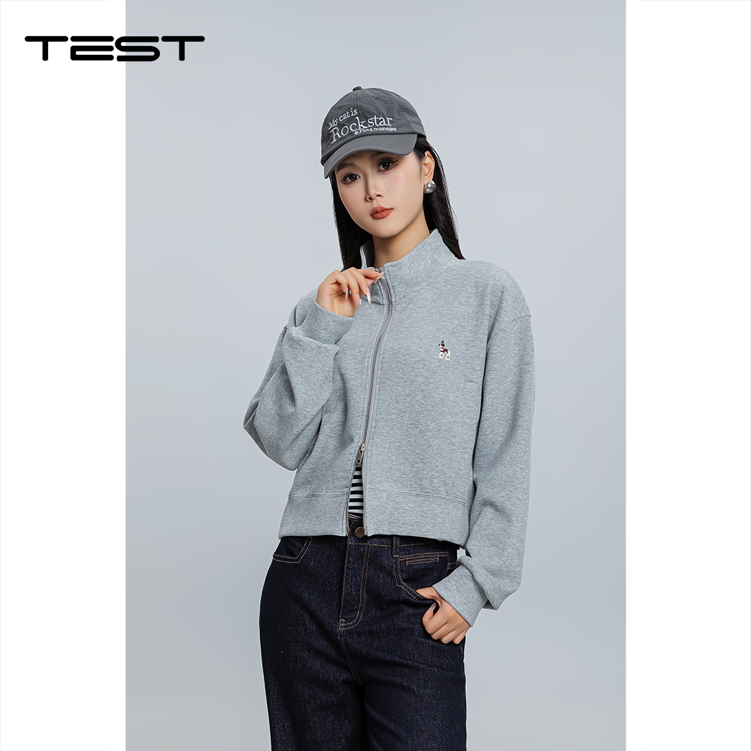 秋上新休闲时尚休闲立领夹克2253005