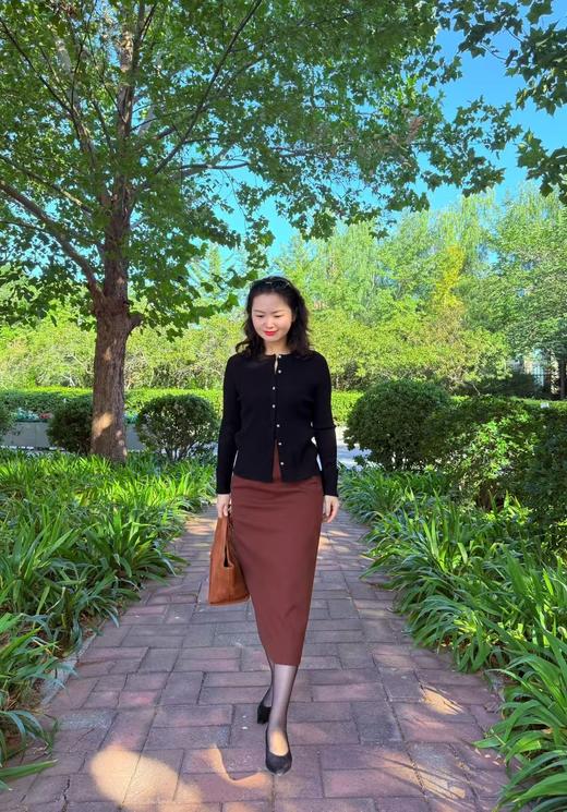 钻石扣羊毛开衫 商品图1