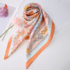 上久楷SAINTJOY/上久楷 双面印花真丝方巾 华彩纹章WJ3J025206004 商品缩略图1