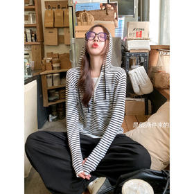 <曾小咸推荐>现货秒杀 ！微信超特价！韩系2色假两件长袖T恤 日常119.99 立减40 秒杀79.99！！