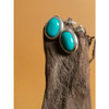牧衣游 S999纯银绿松石耳环 月野【不支持会员折】 商品缩略图1